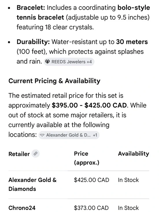 Beautiful Bulova Gift Set - Picture 11 of 11